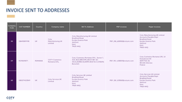 Invoice Send to Information