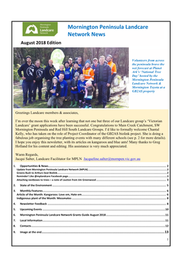 MPLN Newsletter August 2018 Final