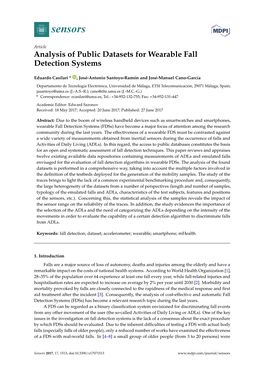 Analysis of Public Datasets for Wearable Fall Detection Systems