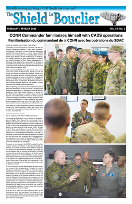 CONR Commander Familiarises Himself with CADS Operations Familiarisation Du Commandant De La CONR Avec Les Opérations Du SDAC