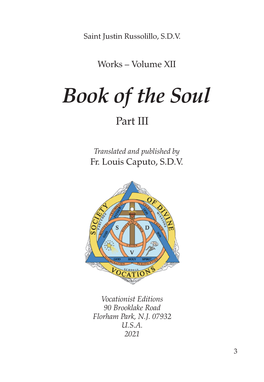 Book of the Soul Let Us Make Man Part III Part 1