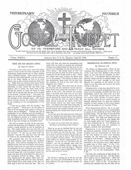 TH ER.EPORE and So Will I Seek out My Sheep, and Will Deliver Them out of All Pla.Ees Where They Have Been Scattered in the Cloudy A.Nd Dark Day