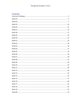 Contents Overview of Readings