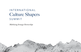 Culture Shapers SUMMIT