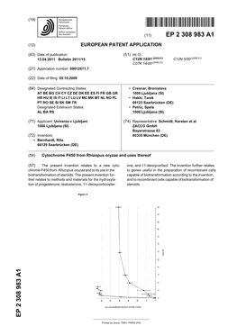 Cytochrome P450 from Rhizopus Oryzae and Uses Thereof