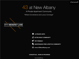 43 at New Albany a Private Apartment Community