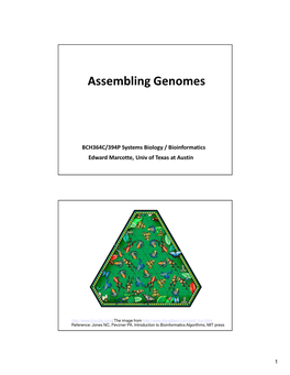 BCH364C/394P Systems Biology / Bioinformatics Edward Marcotte, Univ of Texas at Austin