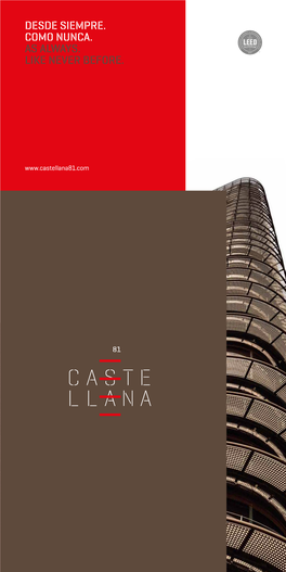 The Most Important Thing Is That Architecture Be Capable of Representing, Moving, and Evoking.” Francisco J