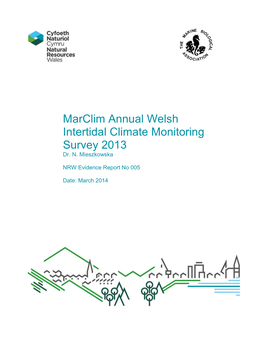 Marclim Annual Welsh Intertidal Climate Monitoring Survey 2013 Dr