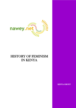 History of Feminism in Kenya