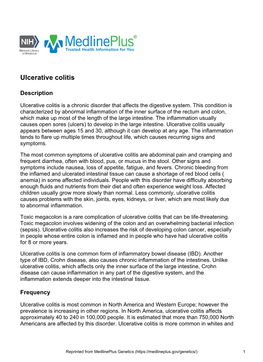 Ulcerative Colitis