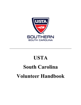 USTA South Carolina Volunteer Handbook