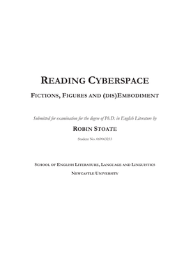 Reading Cyberspace