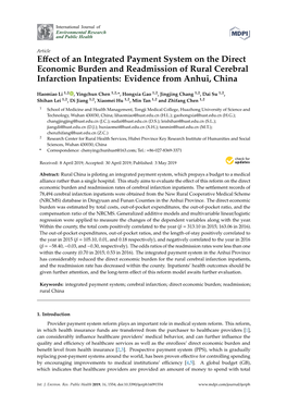 Effect of an Integrated Payment System on The