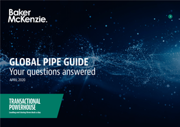 GLOBAL PIPE GUIDE Your Questions Answered APRIL 2020