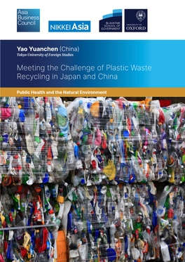 Meeting the Challenge of Plastic Waste Recycling in Japan and China