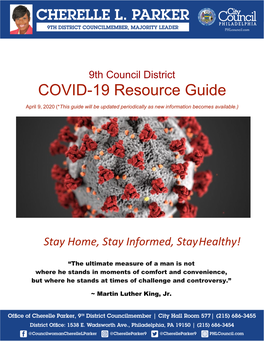 9Th District COVID-19 Resource Guide FINAL V2