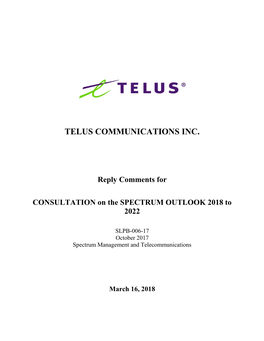 Telus Communications Inc