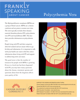 Polycythemia Vera