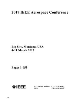 2017 IEEE Aerospace Conference