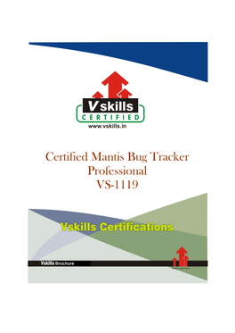 VS-1119 Certified Mantis Bug Tracker Professional Brochure