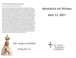 Our Lady of Fatima Pray for Us
