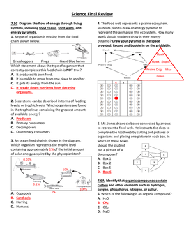 Science Final Review