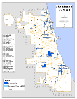 SSA Districts by Ward