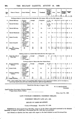 THE BELFAST GAZETTE, AUGUST 16, 1929. I