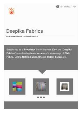 Deepika Fabrics