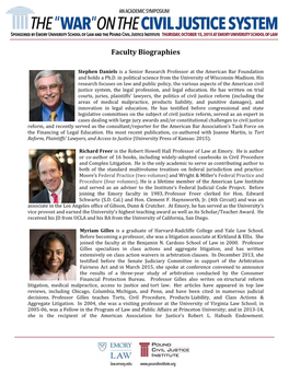 Faculty Biographies