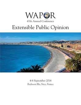 Extensible Public Opinion Research