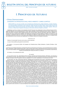 Boletín Oficial Del Principado De Asturias