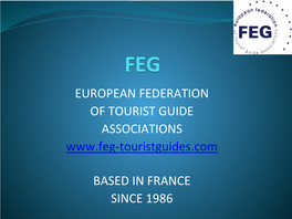 European Federation of Tourist Guide Associations