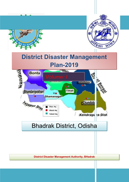 District Disaster Management Plan-2019 Bhadrak District, Odisha