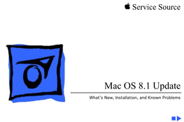 Mac OS 8.1 Update