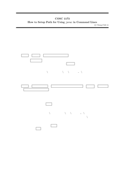 How to Setup Path for Using Javac and Java in Command Lines