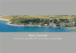 Rock, Cornwall Front Row in One of the UK’S Most Exclusive Coastal Villages