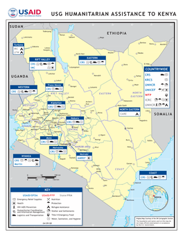 USG Humanitarian Assitance to Kenya Program Map