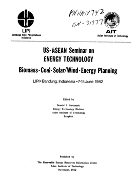 ENERGY TECHNOLOGY Biomass