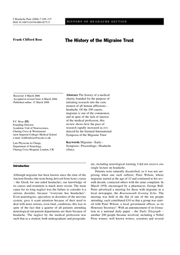 The History of the Migraine Trust