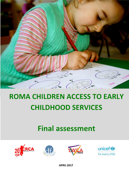 Roma Children Access to Early Childhood Services in Albania