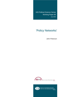 'Policy Networks'