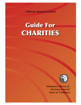 Guide for Charities