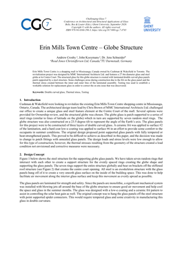 Erin Mills Town Centre – Globe Structure