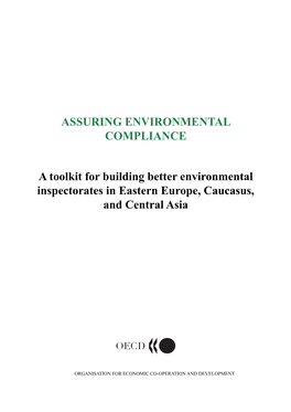 Assuring Environmental Compliance