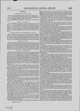 Congressional Record- Senate. 513