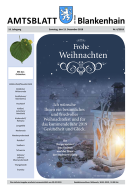 Amtsblatt Blankenhain