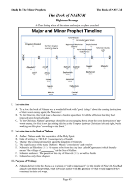 The Book of NAHUM the Book of NAHUM Righteous Revenge