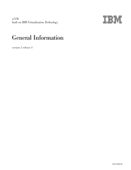 Z/VM: General Information